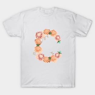 Letter C Floral T-Shirt